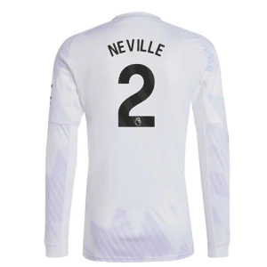 Neville #2 Fotbalové Dresy Manchester United 2025-26 Venkovní Dres Mužské Dlouhý Rukáv