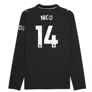 Nico #14 Fotbalové Dresy Manchester City 2025-26 Venkovní Dres Mužské Dlouhý Rukáv