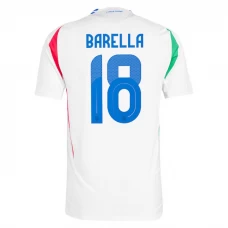 Nicolo Barella #18 Fotbalové Dresy Itálie Mistrovství Evropy 2024 Venkovní Dres Mužské