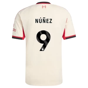 Nunez #9 Fotbalové Dresy Liverpool FC 2025-26 Venkovní Dres Mužské