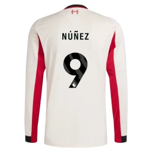 Nunez #9 Fotbalové Dresy Liverpool FC 2025-26 Venkovní Dres Mužské Dlouhý Rukáv