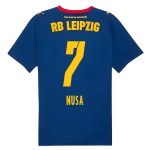 Nusa #7 Fotbalové Dresy RB Leipzig 2025-26 Venkovní Dres Mužské