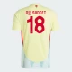 O. Sancet #18 Fotbalové Dresy Španělsko Mistrovství Evropy 2024 Venkovní Dres Mužské