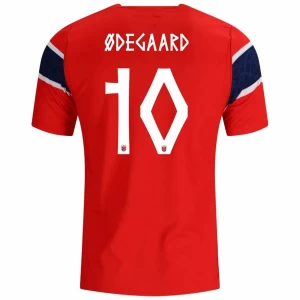 Odegaard #10 Fotbalové Dresy Norsko Mistrovství Světa 2026 Domácí Dres Mužské