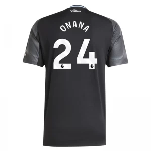 Onana #24 Fotbalové Dresy Aston Villa 2025-26 Venkovní Dres Mužské