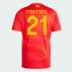 Oyarzabal #21 Fotbalové Dresy Španělsko Mistrovství Evropy 2024 Domácí Dres Mužské