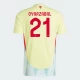 Oyarzabal #21 Fotbalové Dresy Španělsko Mistrovství Evropy 2024 Venkovní Dres Mužské