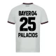 Palacios #25 Fotbalové Dresy Bayer 04 Leverkusen 2023-24 Venkovní Dres Mužské