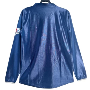 Paris Saint-Germain PSG Retro Dres 2001-02 Domácí Mužské Dlouhý Rukáv