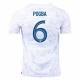 Paul Pogba #6 Fotbalové Dresy Francie Mistrovství Světa 2022 Venkovní Dres Mužské