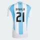 Paulo Dybala #21 Fotbalové Dresy Argentina Copa America 2024 Domácí Dres Mužské
