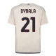 Paulo Dybala #21 Fotbalové Dresy AS Roma 2023-24 Venkovní Dres Mužské