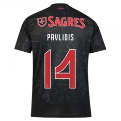 Pavlidis #14 Fotbalové Dresy SL Benfica 2024-25 Venkovní Dres Mužské