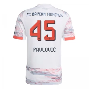 Pavlovic #45 Fotbalové Dresy FC Bayern München 2025-26 Venkovní Dres Mužské