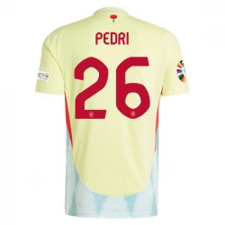 Pedri #26 Fotbalové Dresy Španělsko Mistrovství Evropy 2024 Venkovní Dres Mužské