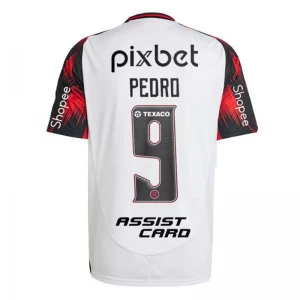 Pedro #9 Fotbalové Dresy CR Flamengo 2025-26 Sponsor Venkovní Dres Mužské