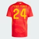 Pedro Porro #24 Fotbalové Dresy Španělsko Mistrovství Evropy 2024 Domácí Dres Mužské