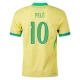 Pele #10 Fotbalové Dresy Brazílie Copa America 2024 Domácí Dres Mužské