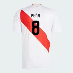 Pena #8 Fotbalové Dresy Peru Copa America 2024 Domácí Dres Mužské