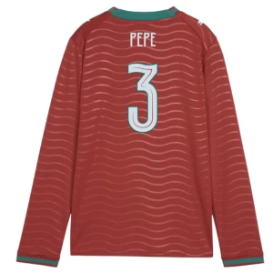Pepe #3 Fotbalové Dresy Portugalsko Mistrovství Světa 2026 Domácí Dres Mužské Dlouhý Rukáv