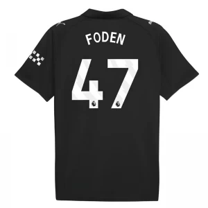 Phil Foden #47 Fotbalové Dresy Manchester City 2025-26 Venkovní Dres Mužské