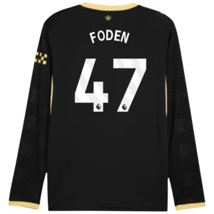 Phil Foden #47 Fotbalové Dresy Manchester City 2026-27 Venkovní Dres Mužské Dlouhý Rukáv