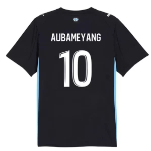 Pierre-Emerick Aubameyang #10 Fotbalové Dresy Olympique de Marseille 2025-26 Venkovní Dres Mužské