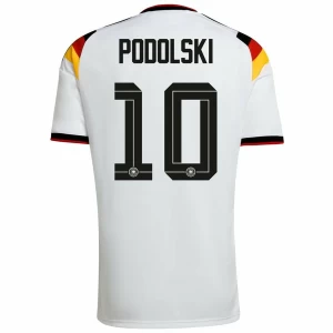 Podolski #10 Fotbalové Dresy Německo Mistrovství Světa 2026 Domácí Dres Mužské