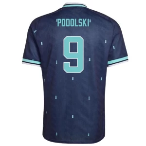 Podolski #9 Fotbalové Dresy Německo Mistrovství Světa 2026 Venkovní Dres Mužské