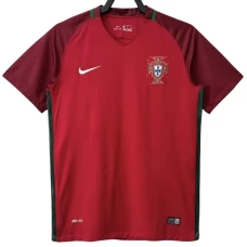 Portugalsko UEFA Euro Retro Dres 2016 Domácí Mužské