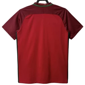Portugalsko UEFA Euro Retro Dres 2016 Domácí Mužské