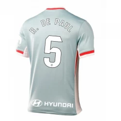 R. De Rodrigo De Paul #5 Fotbalové Dresy Atlético Madrid 2024-25 Venkovní Dres Mužské