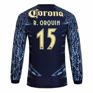 R. ORQUIN #15 Fotbalové Dresy Club América 2025-26 Venkovní Dres Mužské Dlouhý Rukáv