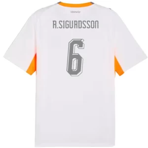 R. Sigurdsson #6 Fotbalové Dresy Island 2026 Venkovní Dres Mužské