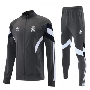 Real Madrid Tréninkový Bunda Komplety 2025-26 Šedá