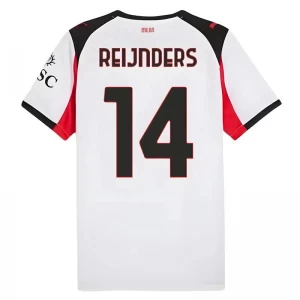 Reijnders #14 Fotbalové Dresy AC Milan 2025-26 Venkovní Dres Mužské
