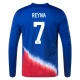 Reyna #7 Fotbalové Dresy Spojené Státy Americké Copa America 2024 Venkovní Dres Mužské Dlouhý Rukáv