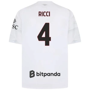 Ricci #4 Fotbalové Dresy AC Milan 2026-27 Venkovní Dres Mužské