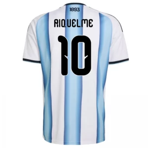 Riquelme #10 Fotbalové Dresy Argentina Mistrovství Světa 2026 Domácí Dres Mužské