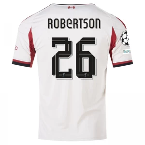 Robertson #26 Fotbalové Dresy Liverpool FC 2025-26 Champions League Venkovní Dres Mužské