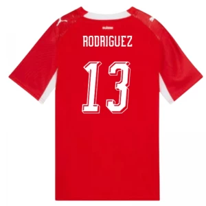 Rodriguez #13 Fotbalové Dresy Švýcarsko Mistrovství Světa 2026 Domácí Dres Mužské