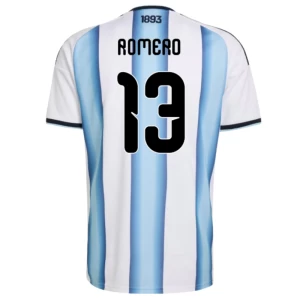 Romero #13 Fotbalové Dresy Argentina Mistrovství Světa 2026 Domácí Dres Mužské