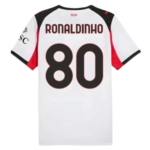 Ronaldinho Gaúcho #80 Fotbalové Dresy AC Milan 2025-26 Venkovní Dres Mužské