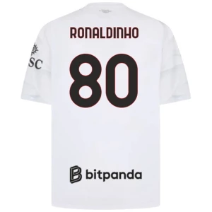 Ronaldinho Gaúcho #80 Fotbalové Dresy AC Milan 2026-27 Venkovní Dres Mužské