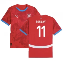 Rosicky #11 Fotbalové Dresy Česká Republika Mistrovství Evropy 2024 Domácí Dres Mužské