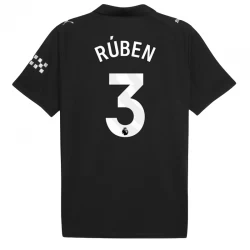 Ruben #3 Fotbalové Dresy Manchester City 2025-26 Venkovní Dres Mužské