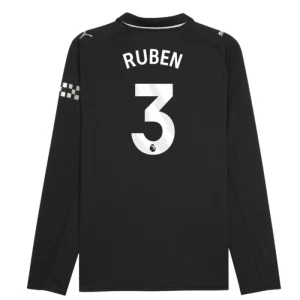 Ruben #3 Fotbalové Dresy Manchester City 2025-26 Venkovní Dres Mužské Dlouhý Rukáv