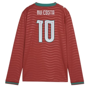 Rui Costa #10 Fotbalové Dresy Portugalsko Mistrovství Světa 2026 Domácí Dres Mužské Dlouhý Rukáv