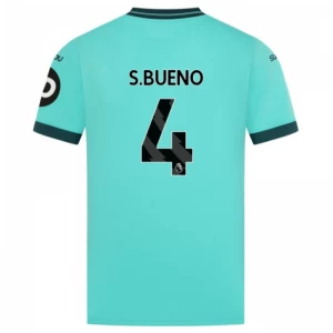S. Bueno #4 Fotbalové Dresy Wolverhampton Wanderers 2025-26 Venkovní Dres Mužské
