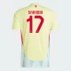 Sarabia #17 Fotbalové Dresy Španělsko Mistrovství Evropy 2024 Venkovní Dres Mužské